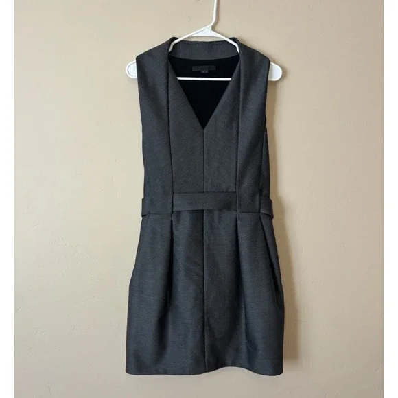 alexander wang dress grey Alexander Wang Jacquard Logo Mini Dress main image 1
